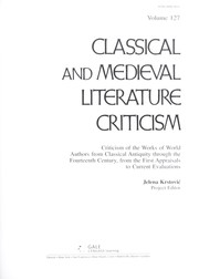 Cover of Classical and medieval literature criticism by Jelena O. Krstovic