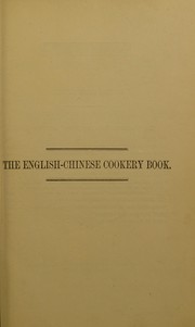Front cover of The English-Chinese cookery book by J. Dyer Ball