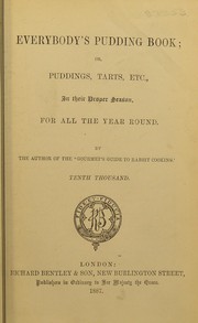 Cover of Everybody's pudding book by Unknown