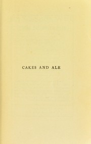 Front cover of Cakes & ale by Spencer, Edward