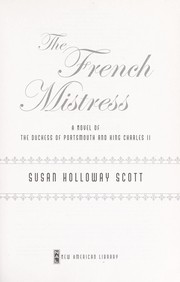 Cover of The French mistress by Susan Holloway Scott