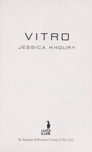 Front cover of Vitro by Jessica Khoury