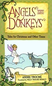 Cover of Angels and donkeys by André Trocmé