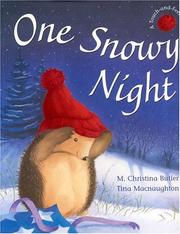 Cover of One snowy night by M. Christina Butler