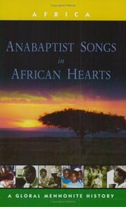Front cover of Anabaptist songs in African hearts by John Allen Lapp