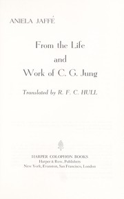 Front cover of Aus Leben und Werkstatt von C. G. Jung by Aniela Jaffé