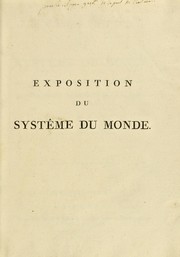 Cover of Exposition de syst©·me du monde by Pierre Simon marquis de Laplace