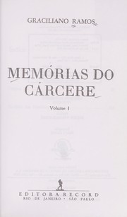 Cover of Memórias do cárcere by Graciliano Ramos de Oliveira