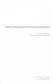Front cover of Theories of learning by Leland C. Swenson