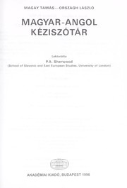 Front cover of A concise Hungarian-English dictionary = Magyar-angol kéziszótár by T. Magay