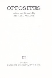 Cover of Opposites by Richard Wilbur