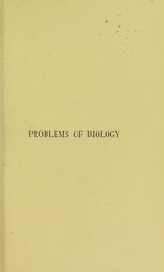 Cover of Problems of biology by George Sandeman