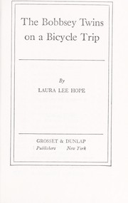 Front cover of The Bobbsey Twins on a Bicycle Trip by Laura Lee Hope