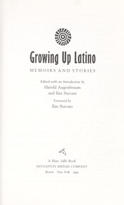 Cover of Growing up Latino by Harold Augenbraum