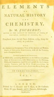 Cover of Elements of natural history and chemistry by Antoine François de Fourcroy
