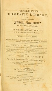 Front cover of The housekeeper's domestic library, or, New universal family instructor in practical economy by Charles Millington