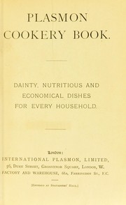 Front cover of Plasmon cookery book by International Plasmon Limited