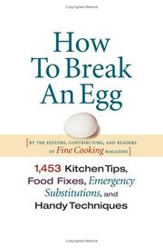 Cover of How To Break An Egg by Fine Cooking Editors