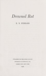 Cover of Drowned rat by Elizabeth Ferrars