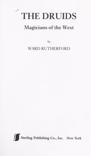 Cover of The Druids by Ward Rutherford
