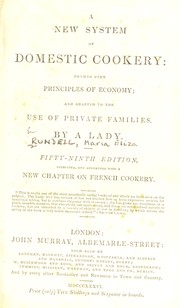 Cover of A new system of domestic cookery by Maria Eliza Ketelby Rundell
