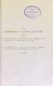 Front cover of The Cambridge natural history... by S. F. Harmer