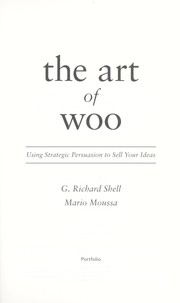 Front cover of The art of woo by G. Richard Shell