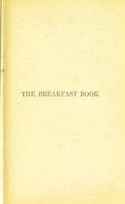 Cover of The breakfast book by Unknown