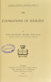 Cover of The foundations of zo©œlogy by Brooks, William Keith