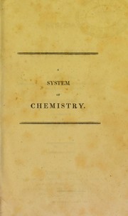 Cover of A system of chemistry...In four volumes by J. Murray