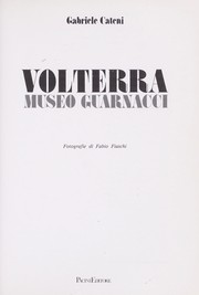 Cover of Volterra by Gabriele Cateni