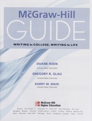 Cover of Writing for college, writing for life by Duane H. Roen