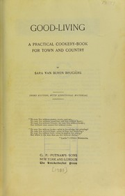 Front cover of Good living by Sara Van Buren