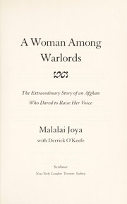 Front cover of A woman among warlords by Malalai Joya