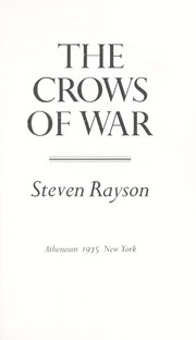 Cover of The crows of war by Steven Rayson