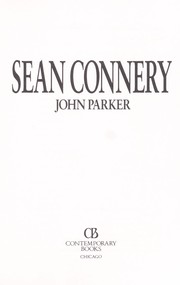 Cover of Sean Connery by Parker, John