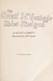 Front cover of The great McGoniggle rides shotgun by Scott Corbett