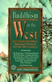 Cover of Buddhism in the West by His Holiness Tenzin Gyatso the XIV Dalai Lama