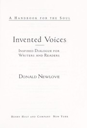 Cover of Invented Voices by Donald Newlove