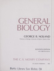Front cover of General biology by George B. Noland