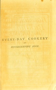 Cover of Mrs Beeton's every day cookery and housekeeping book by Isabella Beeton