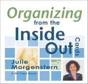 Front cover of Organizing from the Inside Out Cards by Julie Morgenstern