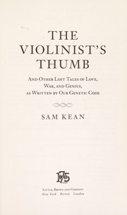 Cover of The violinist's thumb by Sam Kean