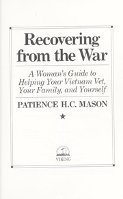 Front cover of Recovering from the war by Patience H. C. Mason