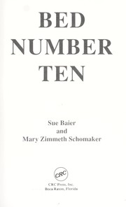 Cover of Bed number ten by Sue Baier