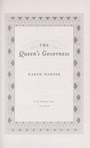 Front cover of The queen's governess by Karen Harper