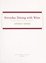 Cover of Everyday dining with wine by Andrea Robinson