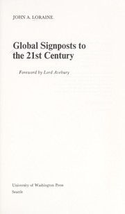 Cover of Global signposts to the 21st century by John Alexander Loraine