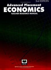 Cover of Advanced placement economics by John S. Morton