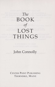 Front cover of The Book of Lost Things by John Connolly